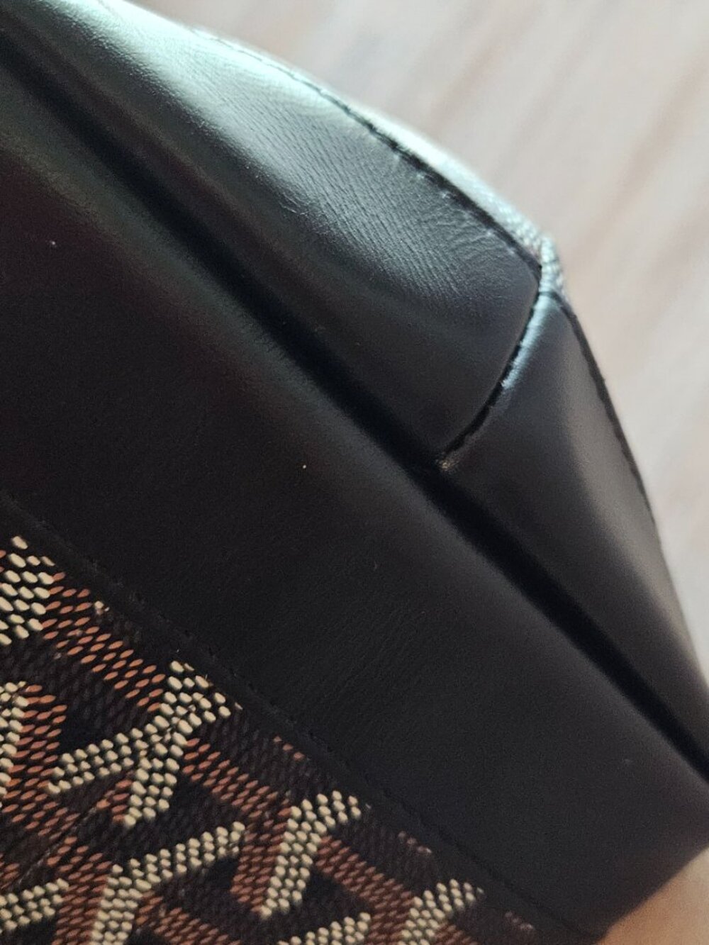 Authentic Black Goyard Bellechasse Structured Tote, Pristine Condition - Picture 7 of 16